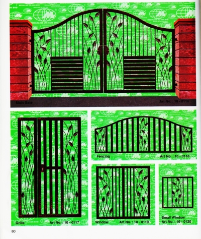 Wrought Iron Main Gate Standard Design Refer Sample2020