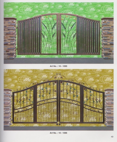 Wrought Iron Main Gate Standard Design Refer Sample2020