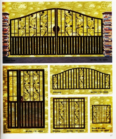 Wrought Iron Main Gate Standard Design Refer Sample2020