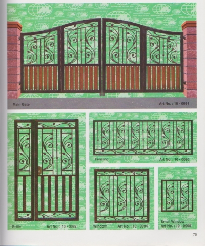 Wrought Iron Main Gate Standard Design Refer Sample2020