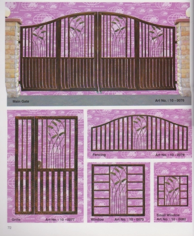 Wrought Iron Main Gate Standard Design Refer Sample2020