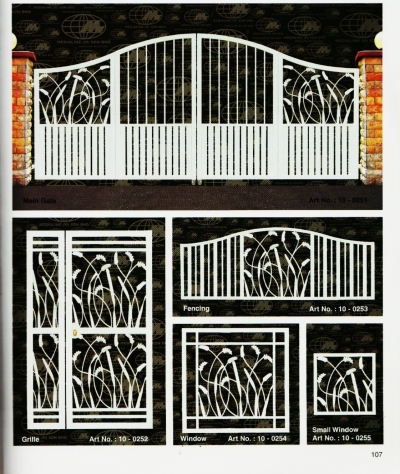 Wrought Iron Main Gate Standard Design Refer Sample2020