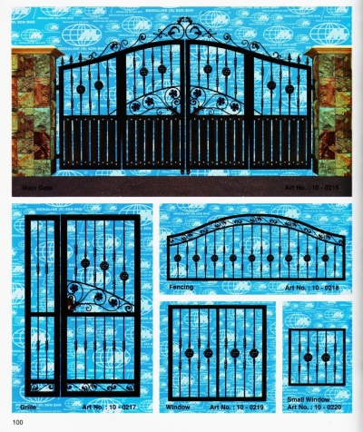 Wrought Iron Main Gate Standard Design Refer Sample2020