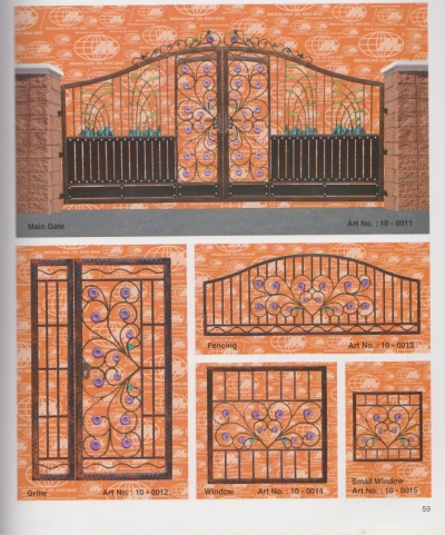 Wrought Iron Main Gate Standard Design Refer Sample2020