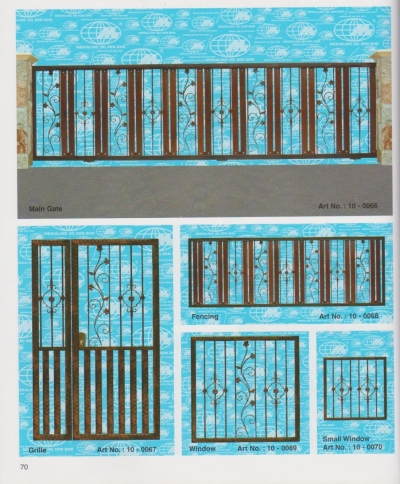 Wrought Iron Main Gate Standard Design Refer Sample2020