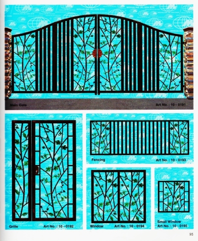 Wrought Iron Main Gate Standard Design Refer Sample2020