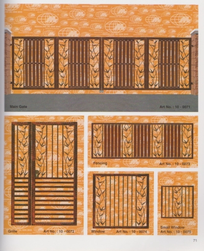 Wrought Iron Main Gate Standard Design Refer Sample2020