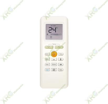 MSMA-12CRDN1 MIDEA AIR CONDITIONING REMOTE CONTROL