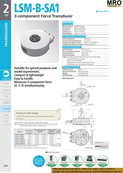 3-component Force Transducer