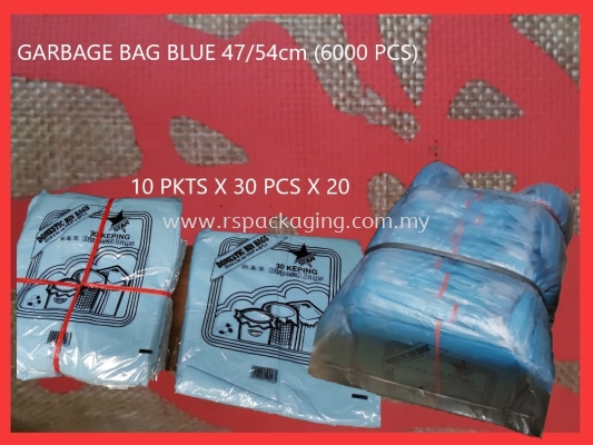 47/54cm BLUE GARBAGE BAG (+-6000 PCS)