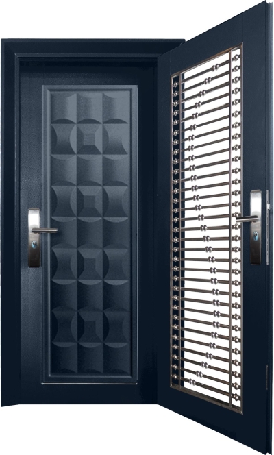 Security Door : PP1-501-8808(Blue)