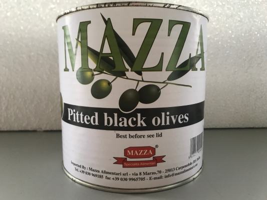 Pitted Black Olives (D.W 1..2kg)