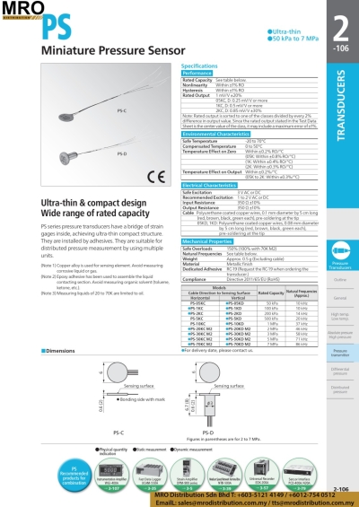 Miniature Pressure Sensor