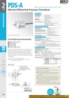 Minute Differentiate Pressure Transducer PDS-A Pressure Transducers Transducers KYOWA