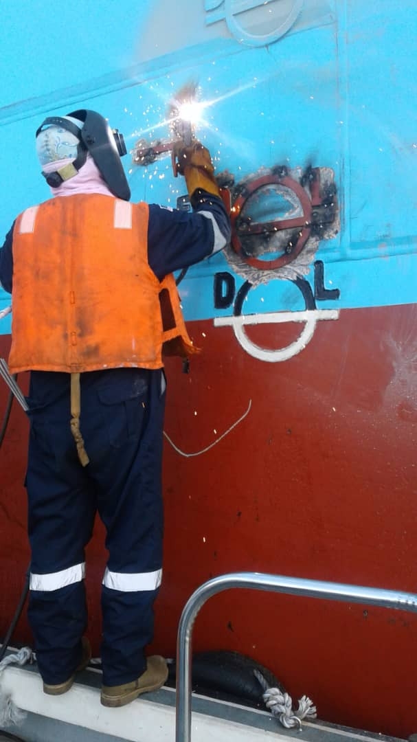 Draft Line Marking & Welding SHIP & OIL RIGS REPAIR