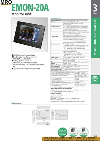 Monitor Unit EMON-20A