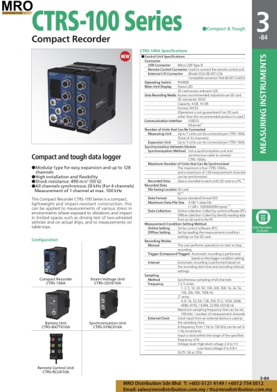 Compact Recorder CTRS-100 Series