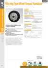 Slip-ring Type Wheel Torque Transducer Automotive Test Equipment KYOWA