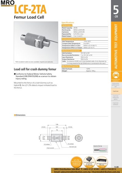 Femur Load Cell LCF-2TA