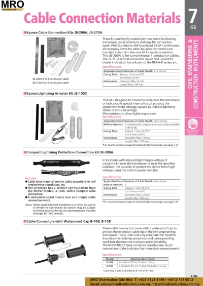 Cable Connection Materials