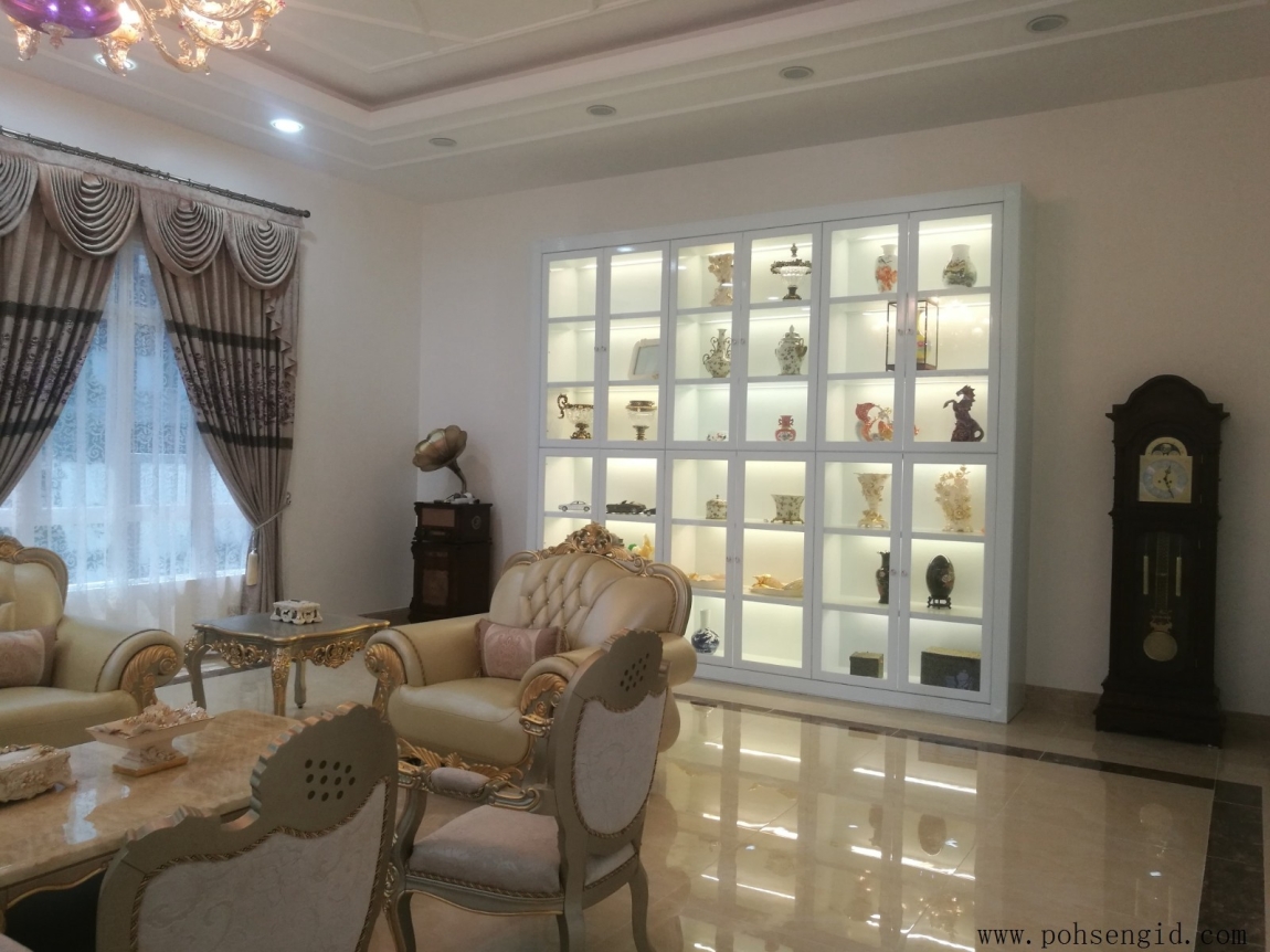 Custom Living Furniture Design Refer Negeri Sembilan Living Room / Hall Design Malaysia Reference Renovation Design 