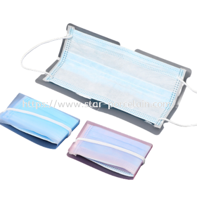 Face Mask Storage Clip (Transparent White)