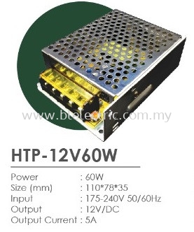 Power Supply HTP-12V 60W