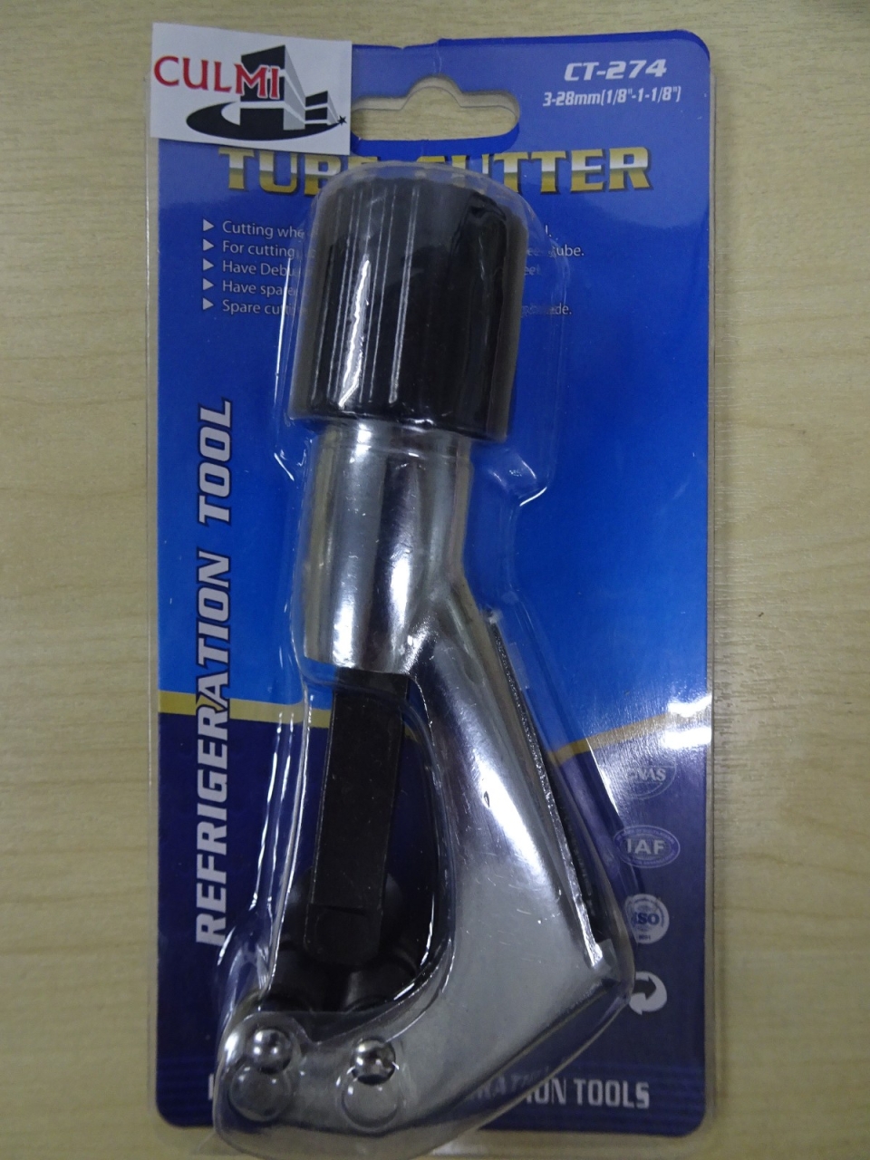 CULMI CT-274 TUBE CUTTER (O.D. 1/8"~1-1/8" / 3~28mm)
