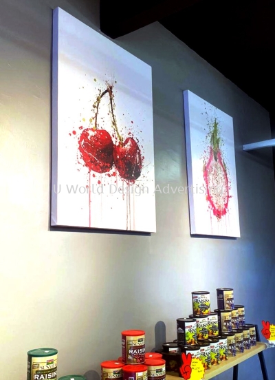 BINGO FRUIT SHOP SDN BHD CANVAS WOOD FRAME POSTED AT KLANG, SELANGOR MALAYSIA