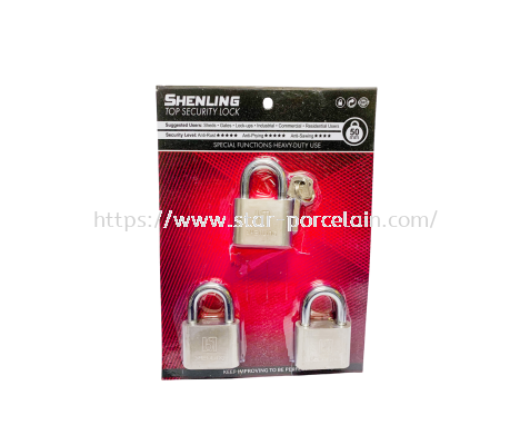 503 3PCS 50MM PADLOCK