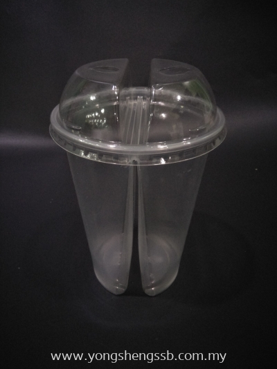 THAI/BIG-CUP 2 IN 1 (100PCS/10PKT/CTN) WITH LID