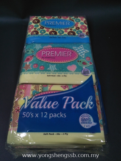 PAPER TISU PREMIER (12PACKS/10PKT/CTN)