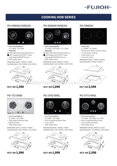 FUJIOH - PACKAGE PRICE LIST