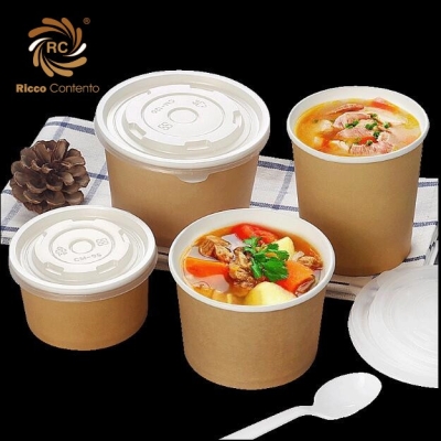 Kraft Paper Food Packaging (Bowl)