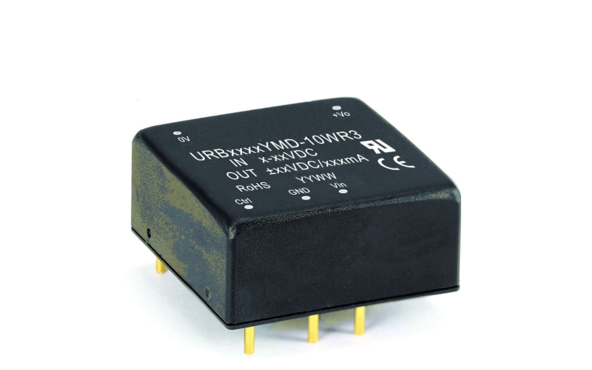 mornsun 1"x1" metal package dc/dc converter ura_ymd-10wr3