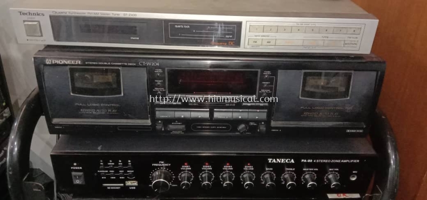 Pioneer CT-W204 Stereo Double Cassette Deck