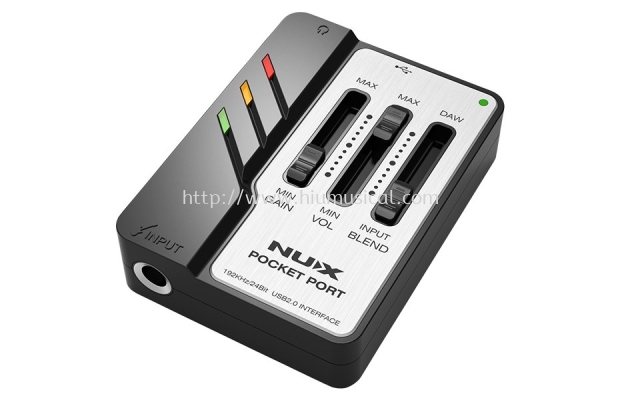 Nux Pocket Port Portable Guitar USB Audio Interface