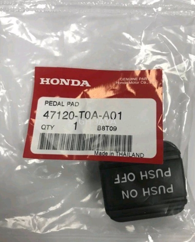 HONDA CRV 14Y- T2M 14Y- HAND BRAKE PADEL RUBBER 