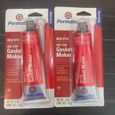 PERMATEX 81161 26BR HIGH TEMP RED GASKET MAKER