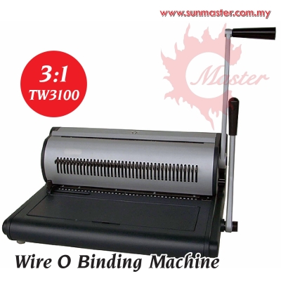 3:1 TW3100 Wire O Binding Machine