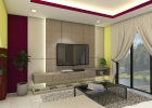 3D FOR LIVING Reka bentuk ruang tamu