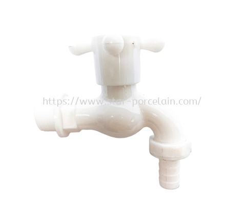 8312 WHITE PLASTIC WATER TAP