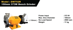 Dewalt 150MM 373W Bench Grinder - DW752R DEWALT Power Tools