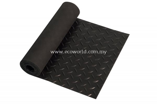 Diamond Plate Rubber Roll Mat