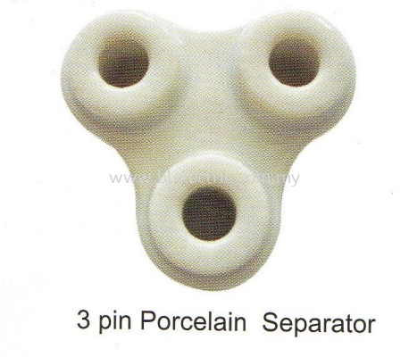 Electrode Separator 3Pin (Porcelain)