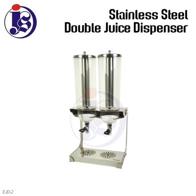 Stainless Steel Double Juice Dispenser EJD-2