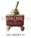 Plasma Toggle Switch 1221 On/Off 4T Plasma Push Button Switch