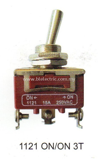 Plasma Toggle Switch 1121 On/On 3T