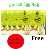 Durian Biscuit Wafer Roll 60g x 5 (Value Pack) Hari Raya Cookies Snacks