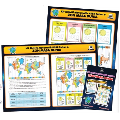 Kit Aktiviti Matematik KSSR Tahun 6 Zon Masa Dunia